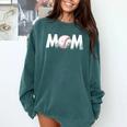 Baseball Mom Mother's Day Mama Sport Comfort Colors Sweatshirt Chalky Mint