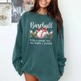 Baseball Mom Like A Normal Mom But Louder & Prouder Women Comfort Colors Sweatshirt Chalky Mint Baseball Mom Like A Normal Mom But Louder & Prouder Women Comfort Colors Sweatshirt Chalky Mint