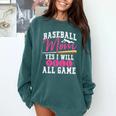 Baseball Mom Baseball Pitcher Bat Gloves Baseball Player Comfort Colors Sweatshirt Chalky Mint