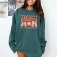 Baseball Mom Baseball Player Mama Women Groovy Comfort Colors Sweatshirt Chalky Mint Baseball Mom Baseball Player Mama Women Groovy Comfort Colors Sweatshirt Chalky Mint