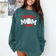 Baseball Mom Baseball Player For Mother's Day Comfort Colors Sweatshirt Chalky Mint Baseball Mom Baseball Player For Mother's Day Comfort Colors Sweatshirt Chalky Mint
