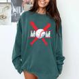 Baseball Mom Red Comfort Colors Sweatshirt Chalky Mint Baseball Mom Red Comfort Colors Sweatshirt Chalky Mint
