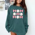 Baseball Mom Sister Tween Teen Girl Girly Pink Bow Preppy Premium Comfort Colors Sweatshirt Chalky Mint Baseball Mom Sister Tween Teen Girl Girly Pink Bow Preppy Premium Comfort Colors Sweatshirt Chalky Mint