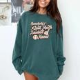 Baseball Mom Somebody's Loud Mouth Baseball Mama Comfort Colors Sweatshirt Chalky Mint