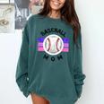 Baseball Mom Sports Mom Proud Baseball Mom Comfort Colors Sweatshirt Chalky Mint Baseball Mom Sports Mom Proud Baseball Mom Comfort Colors Sweatshirt Chalky Mint