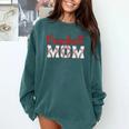 Baseball Mom Sporty Humor Raglan Baseball Tee Comfort Colors Sweatshirt Chalky Mint