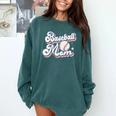 Baseball Mom Squad Comfort Colors Sweatshirt Chalky Mint Baseball Mom Squad Comfort Colors Sweatshirt Chalky Mint