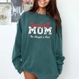 Baseball Mom The Struggle Is Real Premium Comfort Colors Sweatshirt Chalky Mint