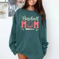 Baseball Mom And Sweet For Moms With Baseball Kids Comfort Colors Sweatshirt Chalky Mint Baseball Mom And Sweet For Moms With Baseball Kids Comfort Colors Sweatshirt Chalky Mint
