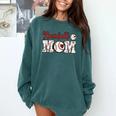 Baseball Mom Tee Mother's Day Mama Mother Holiday Comfort Colors Sweatshirt Chalky Mint