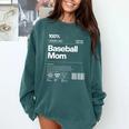 Baseball Mom Graphic Tees For Women Comfort Colors Sweatshirt Chalky Mint Baseball Mom Graphic Tees For Women Comfort Colors Sweatshirt Chalky Mint
