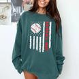 Baseball MOM USA American Flag Patriotic Mama Mother's Day For Women Kids Men Comfort Colors Sweatshirt Chalky Mint Baseball MOM USA American Flag Patriotic Mama Mother's Day For Women Kids Men Comfort Colors Sweatshirt Chalky Mint
