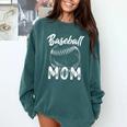 Baseball Mom For Women Family Matching Players Team Mommy Comfort Colors Sweatshirt Chalky Mint Baseball Mom For Women Family Matching Players Team Mommy Comfort Colors Sweatshirt Chalky Mint