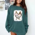 Baseball Moms Always Salty Mommy Comfort Colors Sweatshirt Chalky Mint
