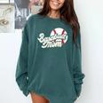 Baseball Mom's Favorite Game Day Comfort Colors Sweatshirt Chalky Mint Baseball Mom's Favorite Game Day Comfort Colors Sweatshirt Chalky Mint