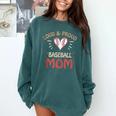 Baseball Moms Game Practice Sports School Kids Comfort Colors Sweatshirt Chalky Mint Baseball Moms Game Practice Sports School Kids Comfort Colors Sweatshirt Chalky Mint