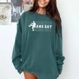 Baseball Pitcher Game Day Team Sport Player Coach Family Fan Premium Tri-Blend Comfort Colors Sweatshirt Chalky Mint