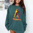 Baseball Player Comfort Colors Sweatshirt Chalky Mint Baseball Player Comfort Colors Sweatshirt Chalky Mint