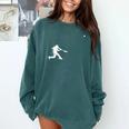 Baseball Player Home Run Team Sport Lover Softball Family Comfort Colors Sweatshirt Chalky Mint
