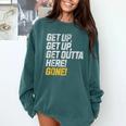 Baseball Player Get Up Get Outta Here Gone Home Run Comfort Colors Sweatshirt Chalky Mint Baseball Player Get Up Get Outta Here Gone Home Run Comfort Colors Sweatshirt Chalky Mint