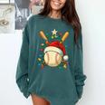 Baseball Santa Christmas Ball Baseball Lover Player Boys Comfort Colors Sweatshirt Chalky Mint Baseball Santa Christmas Ball Baseball Lover Player Boys Comfort Colors Sweatshirt Chalky Mint