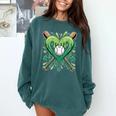 Baseball St Patricks Day Boys Girls Men Women Shamrock Green Comfort Colors Sweatshirt Chalky Mint Baseball St Patricks Day Boys Girls Men Women Shamrock Green Comfort Colors Sweatshirt Chalky Mint
