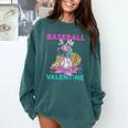 Baseball Is My Valentine Ice Cream Drip Crossed Bats Sport Comfort Colors Sweatshirt Chalky Mint Baseball Is My Valentine Ice Cream Drip Crossed Bats Sport Comfort Colors Sweatshirt Chalky Mint