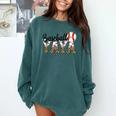 Baseball Yaya Women BallPark Yaya Baseball Mom Mother's Day Comfort Colors Sweatshirt Chalky Mint
