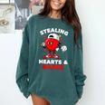 Boys Valentines Baseball Drip Icecream Stealing Hearts Kids Comfort Colors Sweatshirt Chalky Mint Boys Valentines Baseball Drip Icecream Stealing Hearts Kids Comfort Colors Sweatshirt Chalky Mint