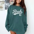 Bruh Baseball Style Number 41 Sports Bro Slang Meme Brother Comfort Colors Sweatshirt Chalky Mint Bruh Baseball Style Number 41 Sports Bro Slang Meme Brother Comfort Colors Sweatshirt Chalky Mint
