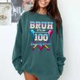 Bruh It's My 100 Days Of School Baseball Ice Cream Drip Boys Comfort Colors Sweatshirt Chalky Mint Bruh It's My 100 Days Of School Baseball Ice Cream Drip Boys Comfort Colors Sweatshirt Chalky Mint