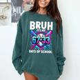 Bruh It's My 67 33 Days Of School Baseball 100 Days Smarter Comfort Colors Sweatshirt Chalky Mint Bruh It's My 67 33 Days Of School Baseball 100 Days Smarter Comfort Colors Sweatshirt Chalky Mint