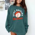 Busy Raising Ballers Baseball Mom Sons Comfort Colors Sweatshirt Chalky Mint Busy Raising Ballers Baseball Mom Sons Comfort Colors Sweatshirt Chalky Mint