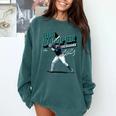 Cal Raleigh Seattle MLB Baseball Players MLBCRA205M Comfort Colors Sweatshirt Chalky Mint Cal Raleigh Seattle MLB Baseball Players MLBCRA205M Comfort Colors Sweatshirt Chalky Mint