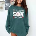 You Can't Scare Me I Have a Son Baseball Mom Comfort Colors Sweatshirt Chalky Mint You Can't Scare Me I Have a Son Baseball Mom Comfort Colors Sweatshirt Chalky Mint