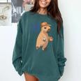 Capybara Calm Your Mitts Baseball Mom Sport Lover Tee Comfort Colors Sweatshirt Chalky Mint