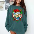 Christmas Baseball Ice Cream Drip Santa Baseball Player Kids Comfort Colors Sweatshirt Chalky Mint Christmas Baseball Ice Cream Drip Santa Baseball Player Kids Comfort Colors Sweatshirt Chalky Mint