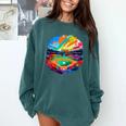 Colorful Baseball Field Home Run Baseball Player Fans Comfort Colors Sweatshirt Chalky Mint Colorful Baseball Field Home Run Baseball Player Fans Comfort Colors Sweatshirt Chalky Mint