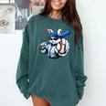 Cool Rabbit Baseball Easter Men Boy Toddler Kid Comfort Colors Sweatshirt Chalky Mint