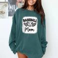 Custom Baseball Mom Number 99 Heart For Mom Comfort Colors Sweatshirt Chalky Mint Custom Baseball Mom Number 99 Heart For Mom Comfort Colors Sweatshirt Chalky Mint