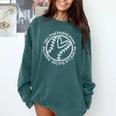 Custom Hustle Tball Tee Ball Mama Baseball Mom Comfort Colors Sweatshirt Chalky Mint