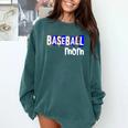 Custom Hustle Tball Tee Ball Womens Baseball Mom Comfort Colors Sweatshirt Chalky Mint