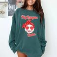 Cute Love Baseball BigLeague Babe Hot Baseball Mom Comfort Colors Sweatshirt Chalky Mint