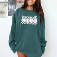 Cute Sports Baseball Mom Game Day Comfort Colors Sweatshirt Chalky Mint Cute Sports Baseball Mom Game Day Comfort Colors Sweatshirt Chalky Mint