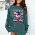 Dominican Puerto Rican Pride Baseball Flag Unity Comfort Colors Sweatshirt Chalky Mint Dominican Puerto Rican Pride Baseball Flag Unity Comfort Colors Sweatshirt Chalky Mint