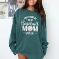 Don't Make Me Use My Baseball Mom Voice Comfort Colors Sweatshirt Chalky Mint Don't Make Me Use My Baseball Mom Voice Comfort Colors Sweatshirt Chalky Mint