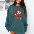 Drippy Baseball Mascot Valentine Heart Glasses Cartoon Comfort Colors Sweatshirt Chalky Mint Drippy Baseball Mascot Valentine Heart Glasses Cartoon Comfort Colors Sweatshirt Chalky Mint