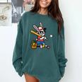 Easter Bunny Baseball Player Batter Rabbit Boys Kids Men Comfort Colors Sweatshirt Chalky Mint Easter Bunny Baseball Player Batter Rabbit Boys Kids Men Comfort Colors Sweatshirt Chalky Mint