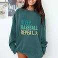 Eat Sleep Baseball Repeat Baseball Player Baseball Comfort Colors Sweatshirt Chalky Mint Eat Sleep Baseball Repeat Baseball Player Baseball Comfort Colors Sweatshirt Chalky Mint