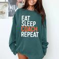 Eat Sleep Coach Repeat Shirt Men Women Baseball Lover Comfort Colors Sweatshirt Chalky Mint Eat Sleep Coach Repeat Shirt Men Women Baseball Lover Comfort Colors Sweatshirt Chalky Mint